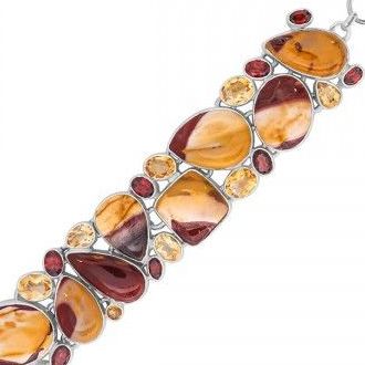 Gemstone Mookaite Bracelet With New 2022 Design For Wife &amp;amp; Girls.