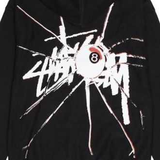 STUSSY SHATTERED ZIP HOODIE