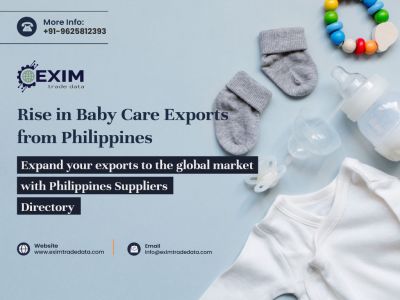 Rise in baby care Exports from Philippines.
Expand your exports global market with Philippines suppliers directory.
Visit here: https://eximtradedata.com/philippines-import-export-data
#philippinesimportexportdata
#philippinesimportdata
#philippinesexportdata
#globalimportexportdataprovider
#importexportdata
#IndiaImportExportData